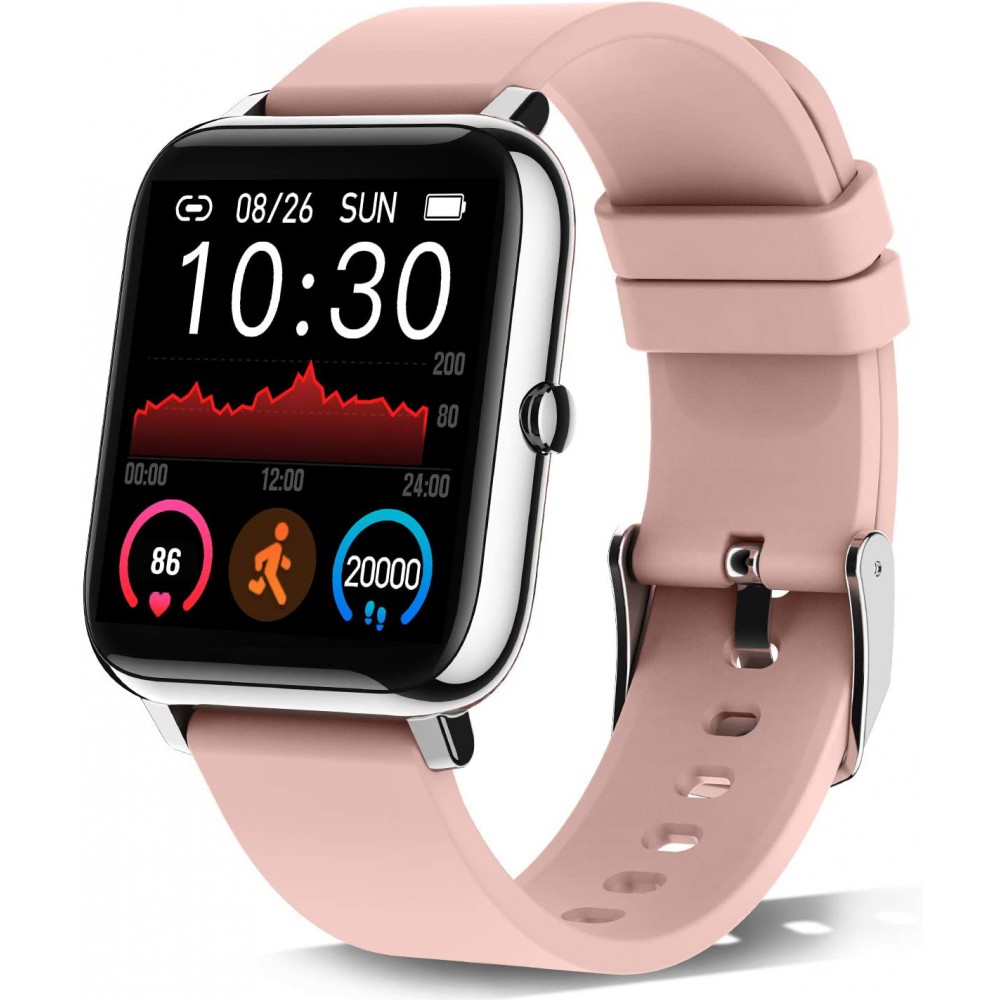 Donerton Smart Watch, Fitness Tracker for Women, 1.4" TFT LCD Screen Smartwatch with Heart Rate and Sleep Monitor, IP67 Waterproof Activity Tracker with Pedometer, Fitness Watch for Android and iOS Donerton Smart Watch, Fitness Tracker for Women, 1.4" TFT LCD Screen Smartwatch with Heart Rate and Sleep Monitor, IP67 Waterproof Activity Tracker with Pedometer, Fitness Watch for Android and iOS